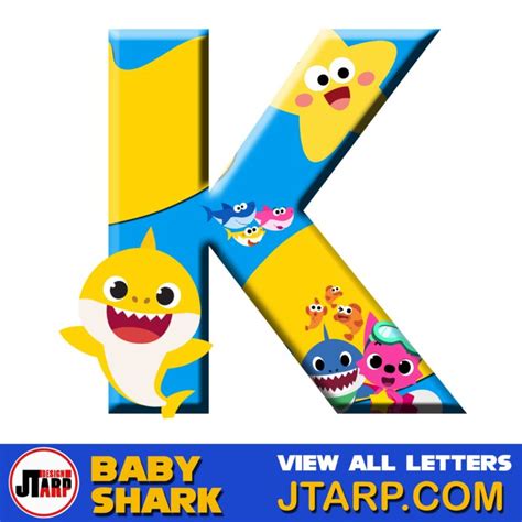 Baby Shark Letter K Craft For Preschoolers