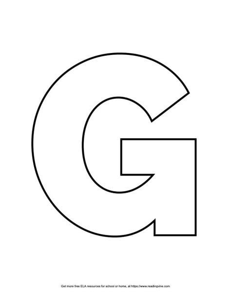 Block Letter G