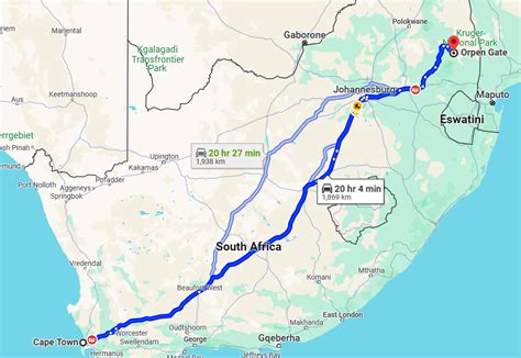 Distance Between Zambia And South Africa: Direct Flight Time And Routes