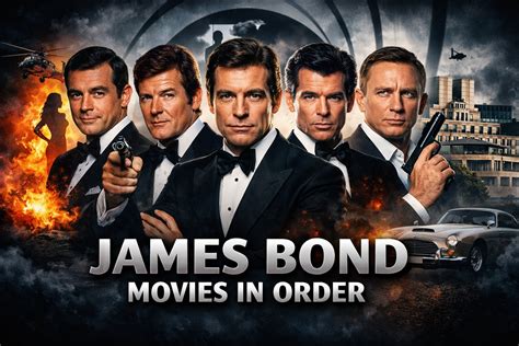 The Full List Of James Bond Movies In Order