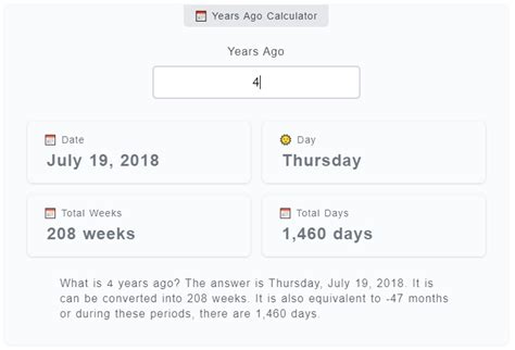 How Many Years Ago Is 2013 – Simple Calculation Guide