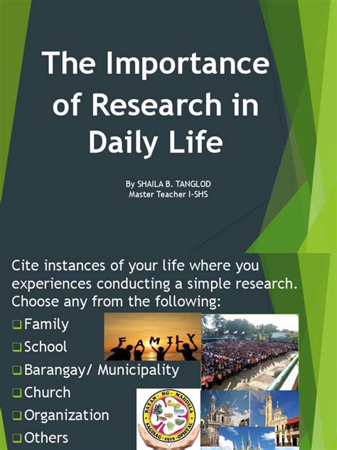 Understanding The Importance Of Research In Daily Life Poster