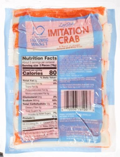 Imitation Crab Meat Nutrition Facts: Salt, Fat, And Protein Breakdown