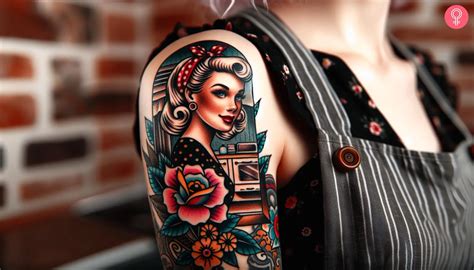 Tattooed Pin Up Girl Tattoo